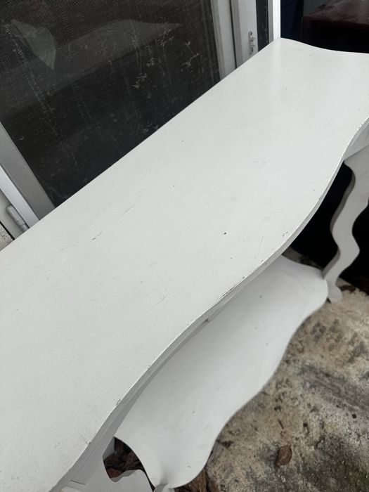 Comoda alba lemn si pal