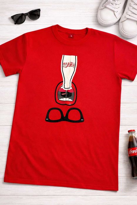 Vintage Coca-Cola UEFA EURO 2012 Poland-Ukraine колекционерска тениска