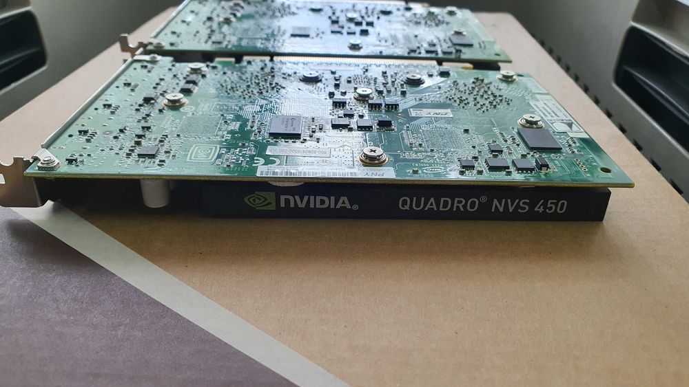 NVIDIA Quadro NVS 450 512MB GDDR3, 4x DP, пасивна, 12 м. гаранция