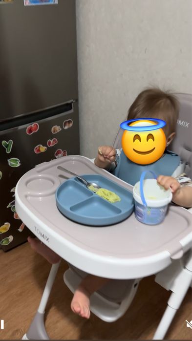 Продам Стул для кормления TOMIX "Piccolo" (grey)