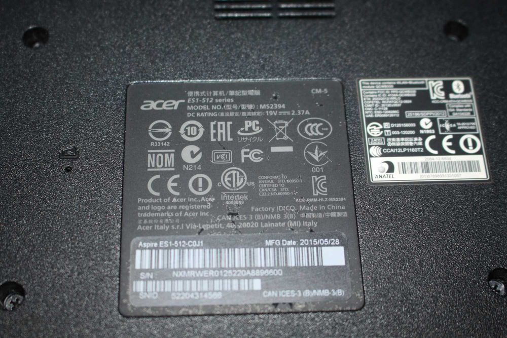 Acer Aspire ES1-512 офис ёки уй учун ноутбук сотилади