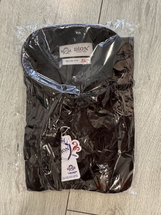 Camasa Dion  neagra  barbati noua Slim fit