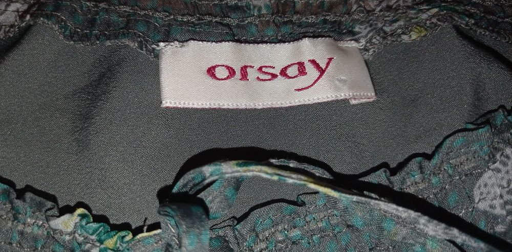 Cămașă elegantă lejeră de voal Orsay