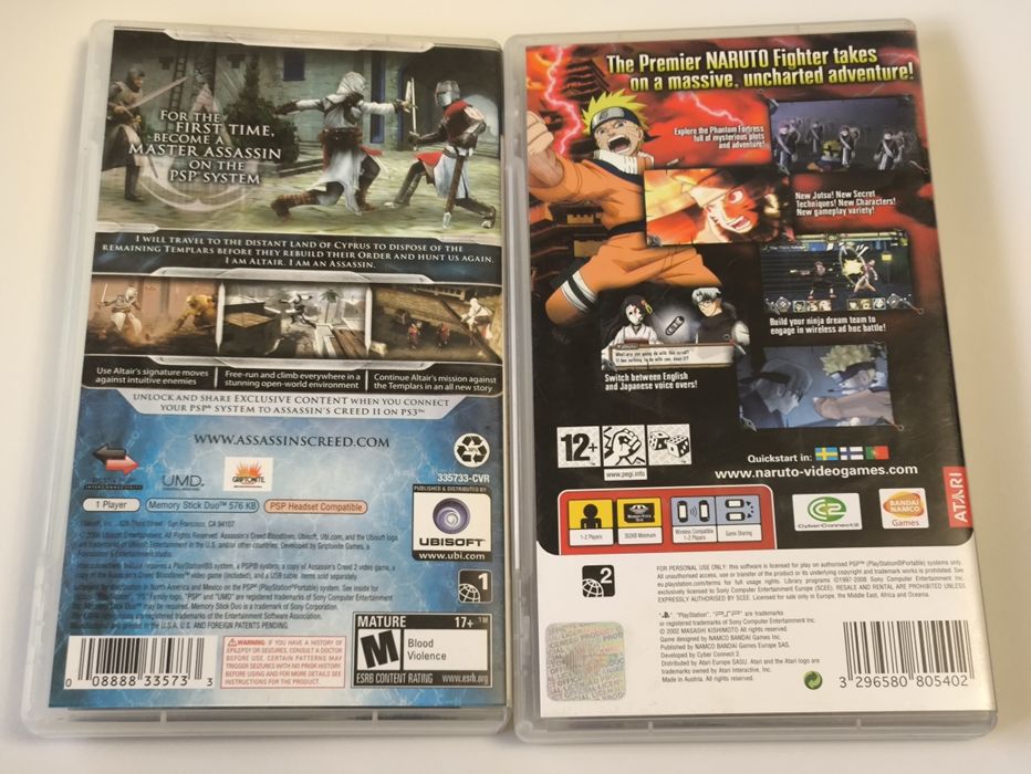 Игры для PSP диски UMD