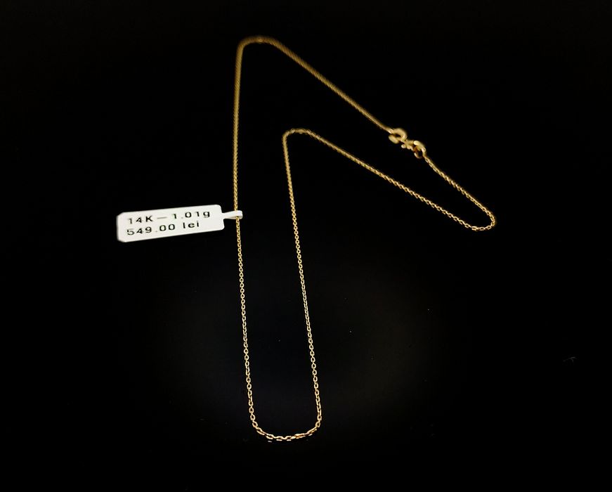Bijuteria Royal lant din aur 14k 1.01 gr
