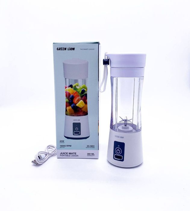 Портативная блендер соковыжималка Green Lion Juice Mate 380 мл