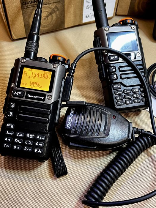 Радиостанция QUANSHENG V3 UV-K5 (8) 18-1300 mhz walkie talkie radiostatio air band Св