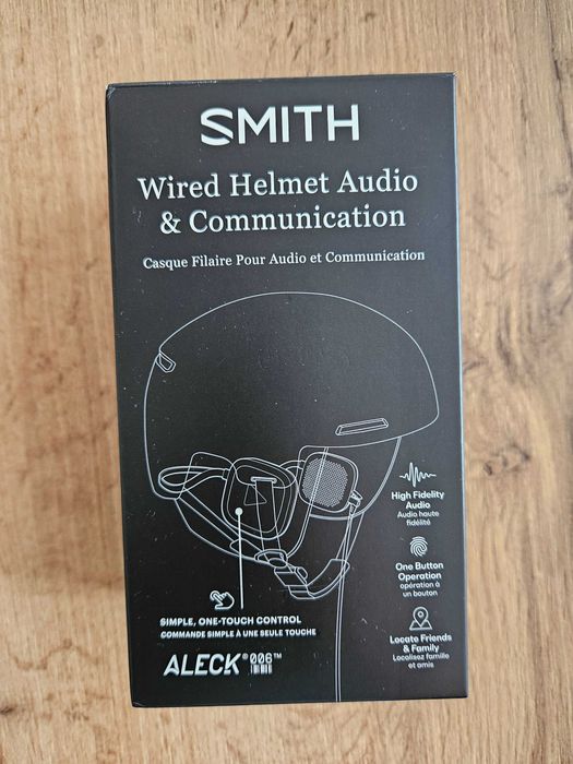 Слушалки за каска - Aleck Smith, с кабел, почти нови