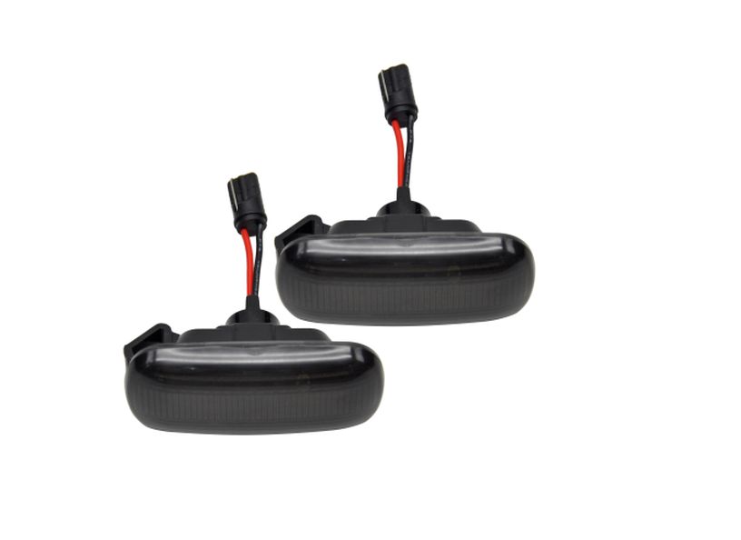 Set lampa semnalizare laterala Audi A3 (8P), 05.2003-04.2008; A4 (B6/B7), 11.2000-2008; A6 (C5/C6), 06.2001-03.2011, LED; fumuriu; Tuning