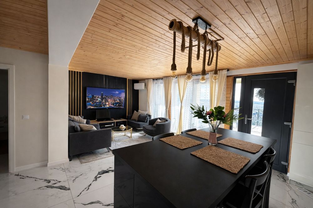 Cabane Tip-A Frame 2/10 persoane Piscină încălzită și ciubăr