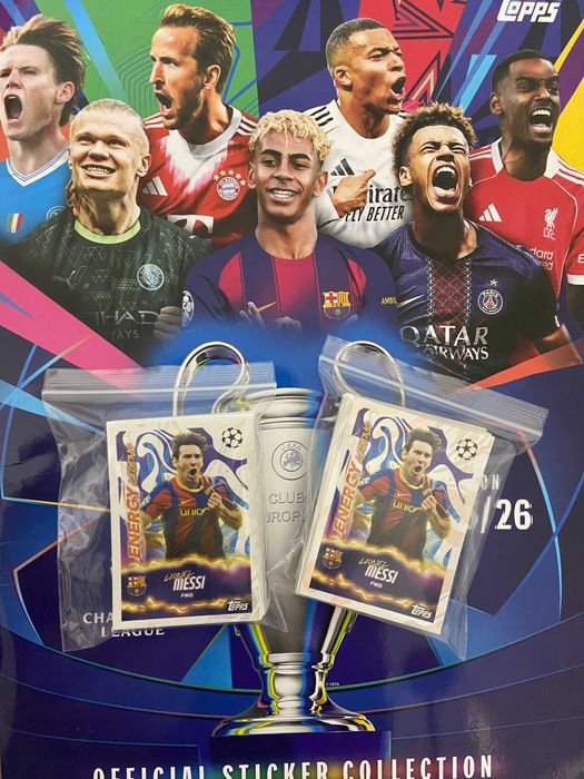 Стикери Шампионска Лига 2025/26 - Topps UEFA UCL 2025/26