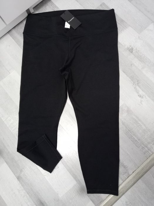 Colanți fitness, negru, mărime 2xl,lungime medie