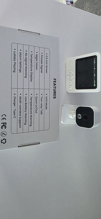 Baby monitor camera supraveghere copil ecran 2.8" NOU