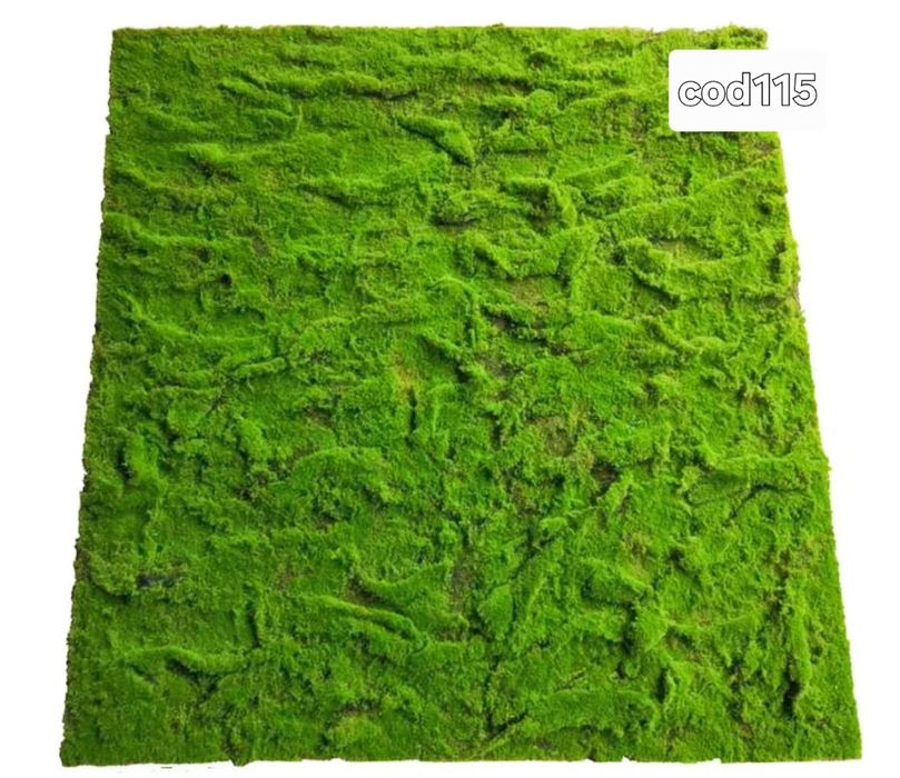 Covor panou verde aspect natural muschi 1mx1m