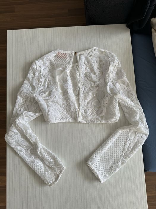 Bluza crop cropped paiete Club London