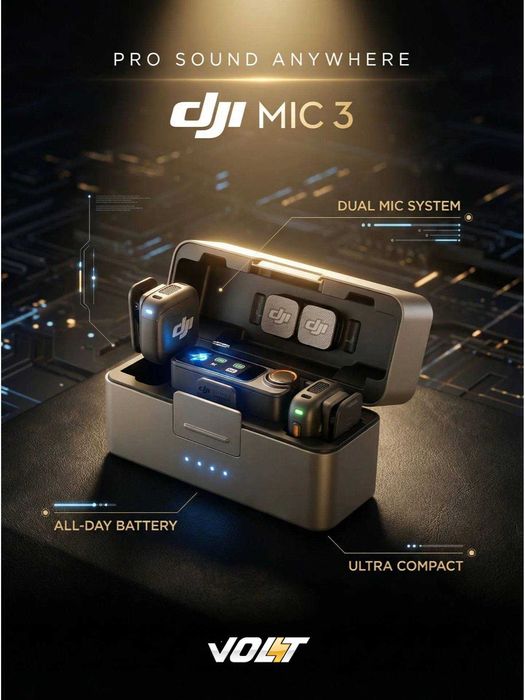микрофон DJI Mic 3