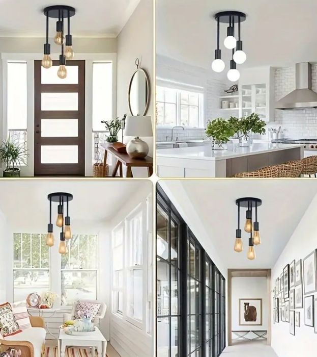 Полилей с 4 гнезда Е27