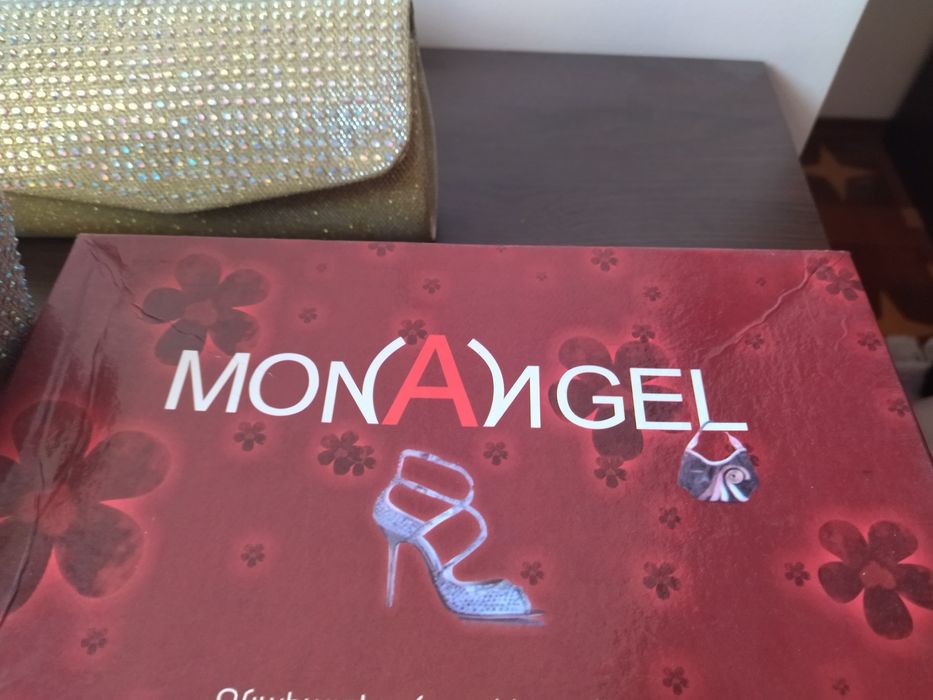 Златисти Официални обувки+чанта