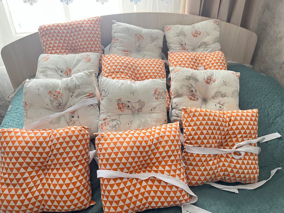 Бортики в детскую кроватку