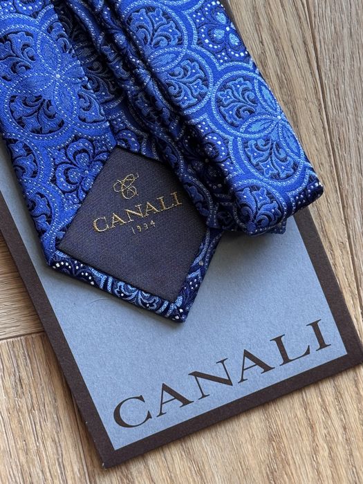 Canali – Оригинална копринена вратовръзка, чисто нова