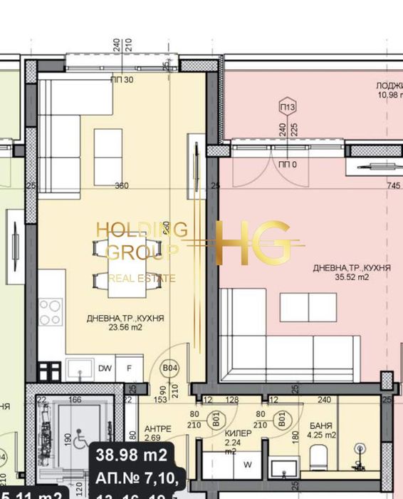 Продава се Едностаен апартамент в Варна, Галата - 45 кв.м за 1594 €/кв.м - Снимка #2