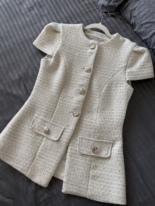 Твидовая жилетка