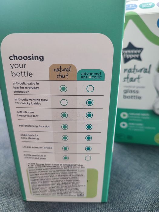 Стъклено шише Tommee Tippee