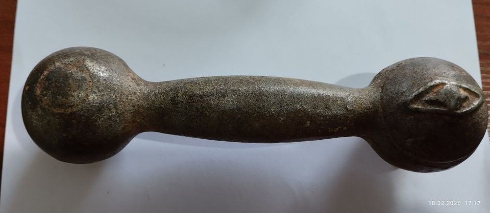 Гантеля - 1 кг. Блин - 2.5 кг. СССР.