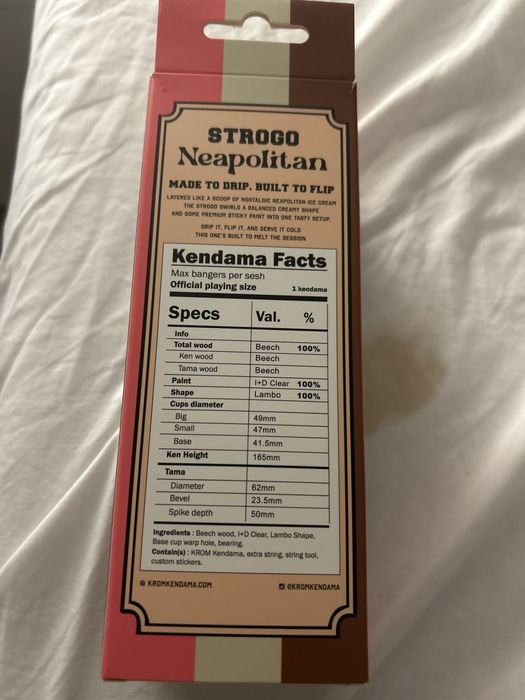 Strogo kendama neapolitan semnat de vilau si foque