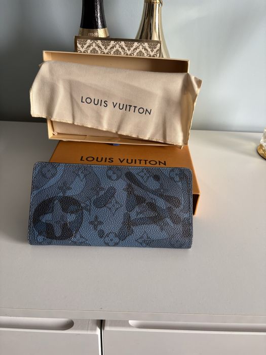 Портмоне Louis Vuitton – тъмносин монограм, като ново