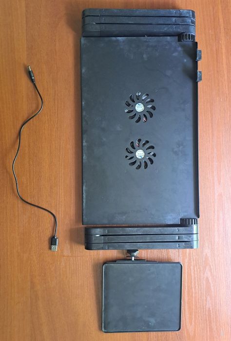 Noutbuk uchun sovutgichli stol (Laptop Table) 2 ta kuler bilan