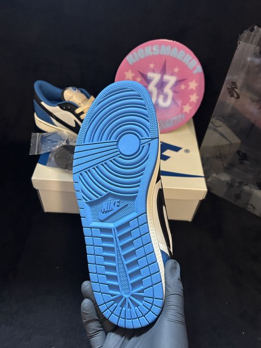 jordan 1 low fragment blue travis