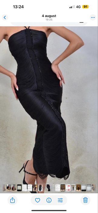 Rochie 42 Ribessy BLACK Gia Fashion