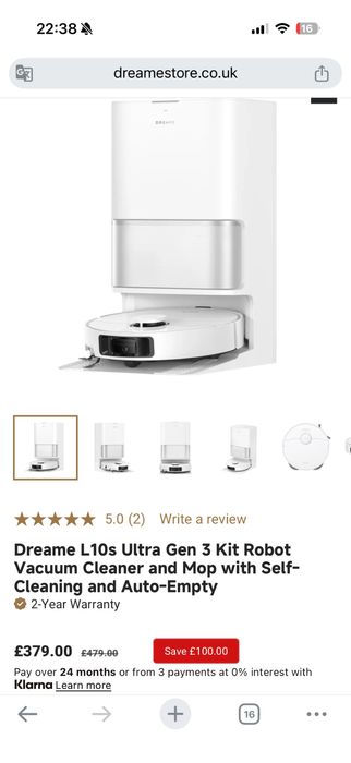 Робот прахосмукачка Dreame L10s Ultra Gen 3 Kit