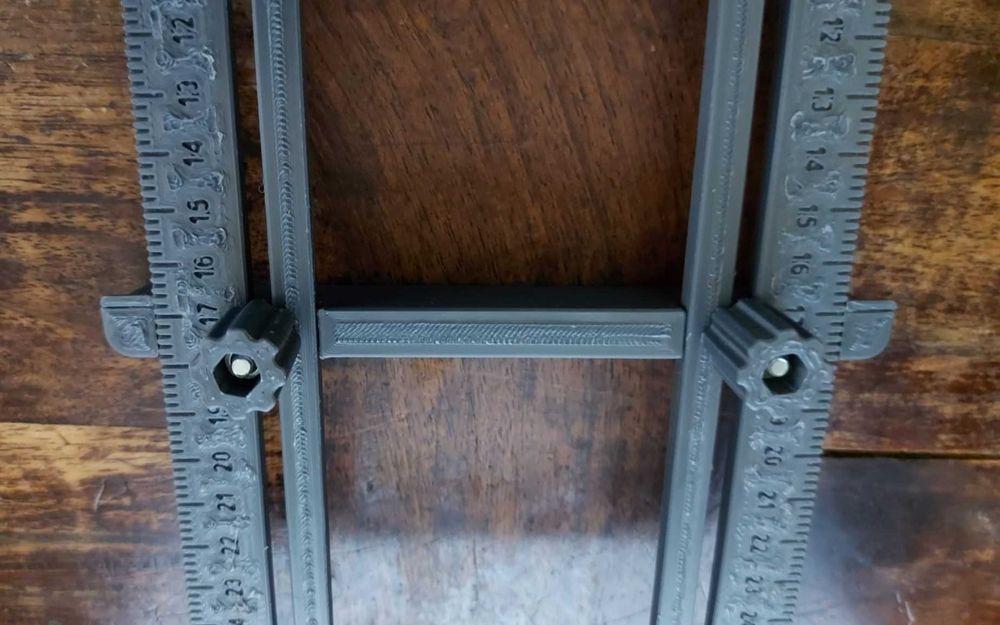 Sablon mobila marcare manere 64-256mm (7 marimi) distanta 35-244mm