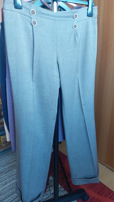 Pantalon de stofa cu lana