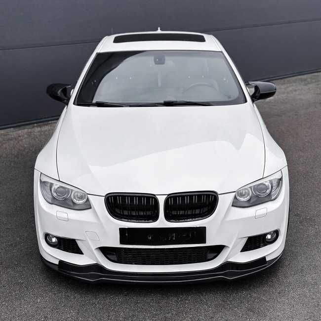 Grile Duble Bara Fata Nari M Style BMW E92 E93 LCI FACELIFT// NON FACELIFT, Negru Lucios