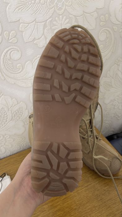 Берцы летние бежевые