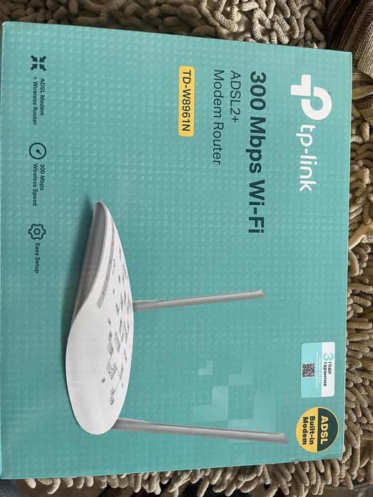 Новый Роутер Адсл2