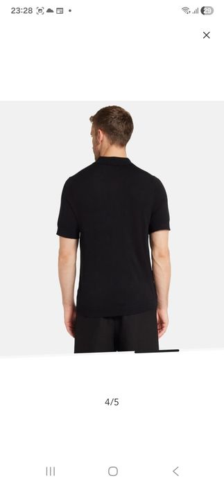Tricou Polo din Lână Merino XXL NOU Lawrence Grey