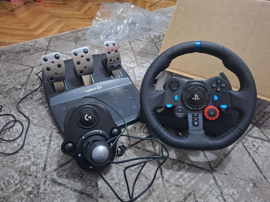 Volan Logitech Driving Force G29 pentru Playstation 5, Playstation 4, Playstation 3, PC