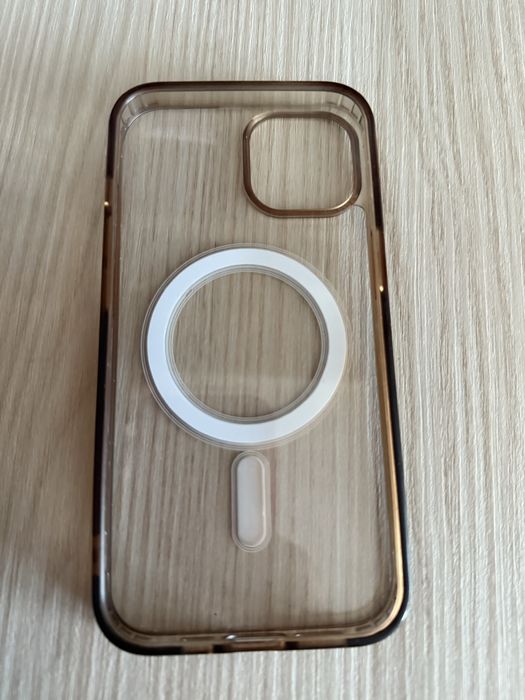 Huse iphone 14 transaparenta cu incarcare wireless