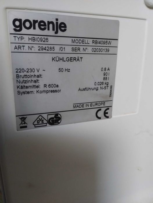 Mini frigider Gorenje