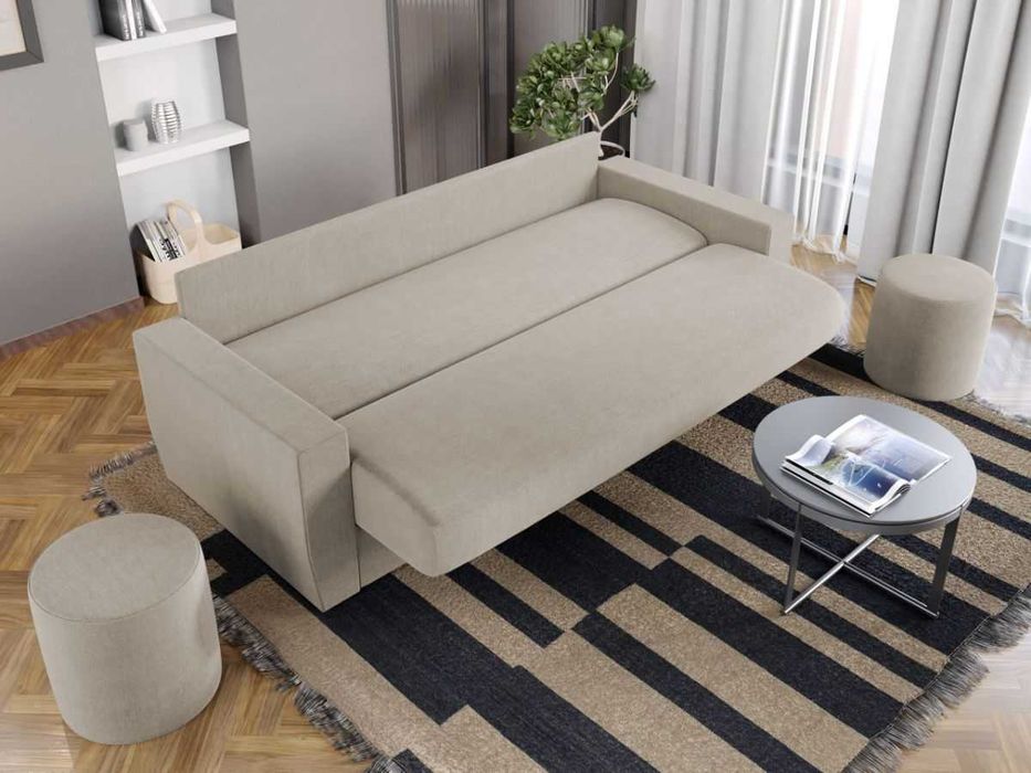 Canapea Extensibila Corsica Crem - Transport Gratuit in 4-10 zile