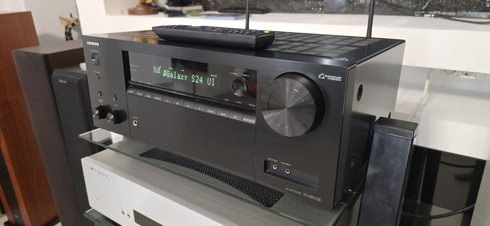 Receiver 7.2 Onkyo TX-NR575E Dolby Atmos Wifi Bluetooth Tidal 4k hdmi