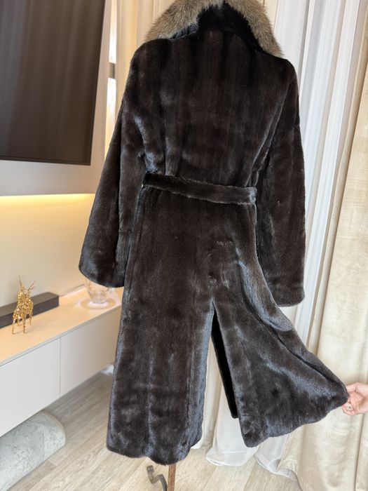 Норковая шуба с Соболем  blackglama