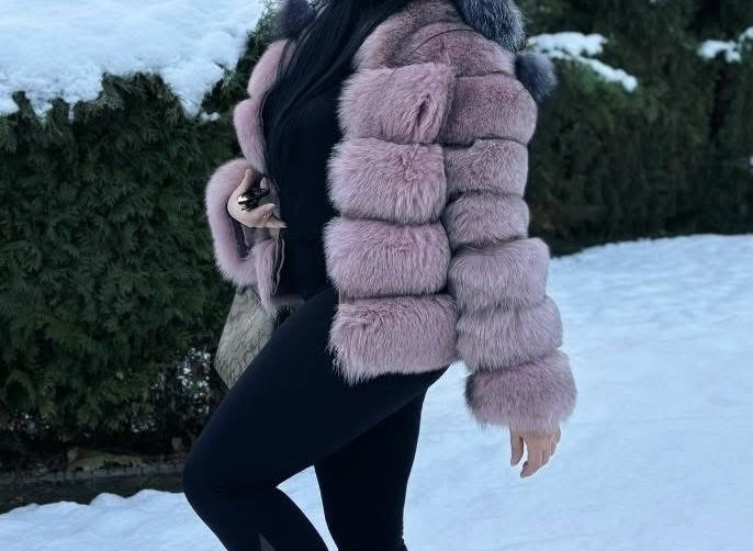 Blana naturala roz pudra S-M