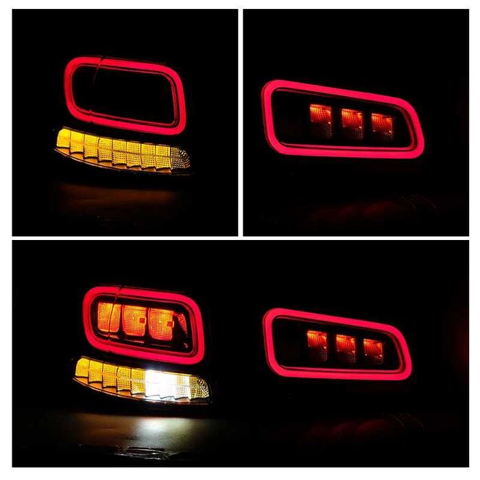 Тунинг LED Стопове за Mercedes GLC W253 (2015-2019) Facelift Vision