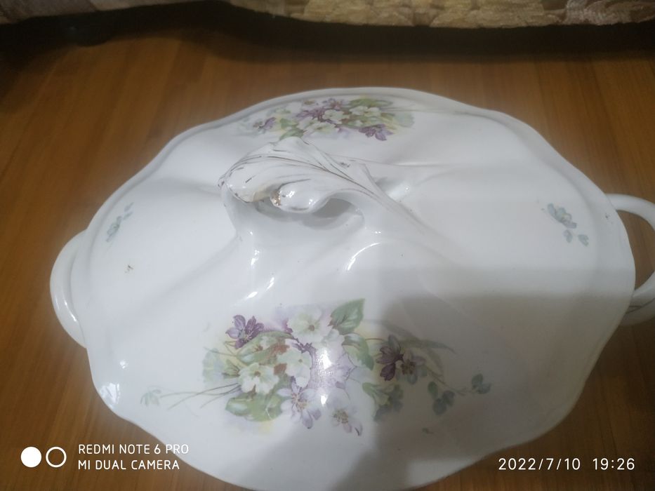 Супница Кузнецов М.С. 19век.1887г.винтаж.