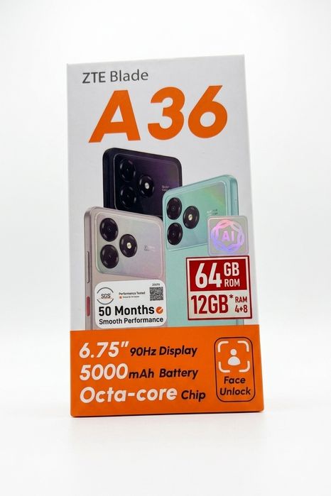 Новый ZTE blade A36